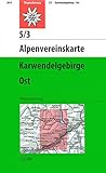 Karwendelgebirge - Östliches Blatt: Topographische Karte 1:25000 (Alpenvereinskarten)