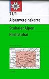 DAV Alpenvereinskarte 31/1 Stubaier Alpen Hochstubai 1 : 25 000 Wegmarkierungen (Alpenvereinskarten)