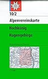 Hochkönig - Hagengebirge: Mit Wegmarkierungen und Skirouten. Topographische Karte 1:25.000 (Alpenvereinskarten)