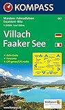 Villach, Faaker See: Wander- und Bikekarte. Carta escursioni e bike. Mit Panorama. GPS-genau. 1:25.000
