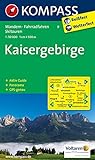 Kaisergebirge: Wanderkarte mit Aktiv Guide, Panorama, Radwegen und Skitouren. GPS-genau. 1:50000 (KOMPASS-Wanderkarten, Band 9)