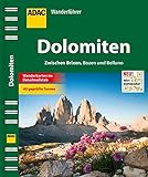 ADAC Wanderführer Dolomiten inklusive Gratis Tour App: Sexten Prags Alleghe Badia Grödnertal Seiser Alm Steinegg