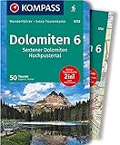 KOMPASS Wanderführer Dolomiten 6, Sextener Dolomiten, Hochpustertal: Wanderführer mit Extra-Tourenkarte 1:50.000, 50 Touren, GPX-Daten zum Download