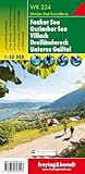 Faaker See - Ossiacher See - Villach - Dreiländereck - Unteres Gailtal, Wanderkarte 1:50.000, WK 224: Wandel- en fietskaart 1:50 000